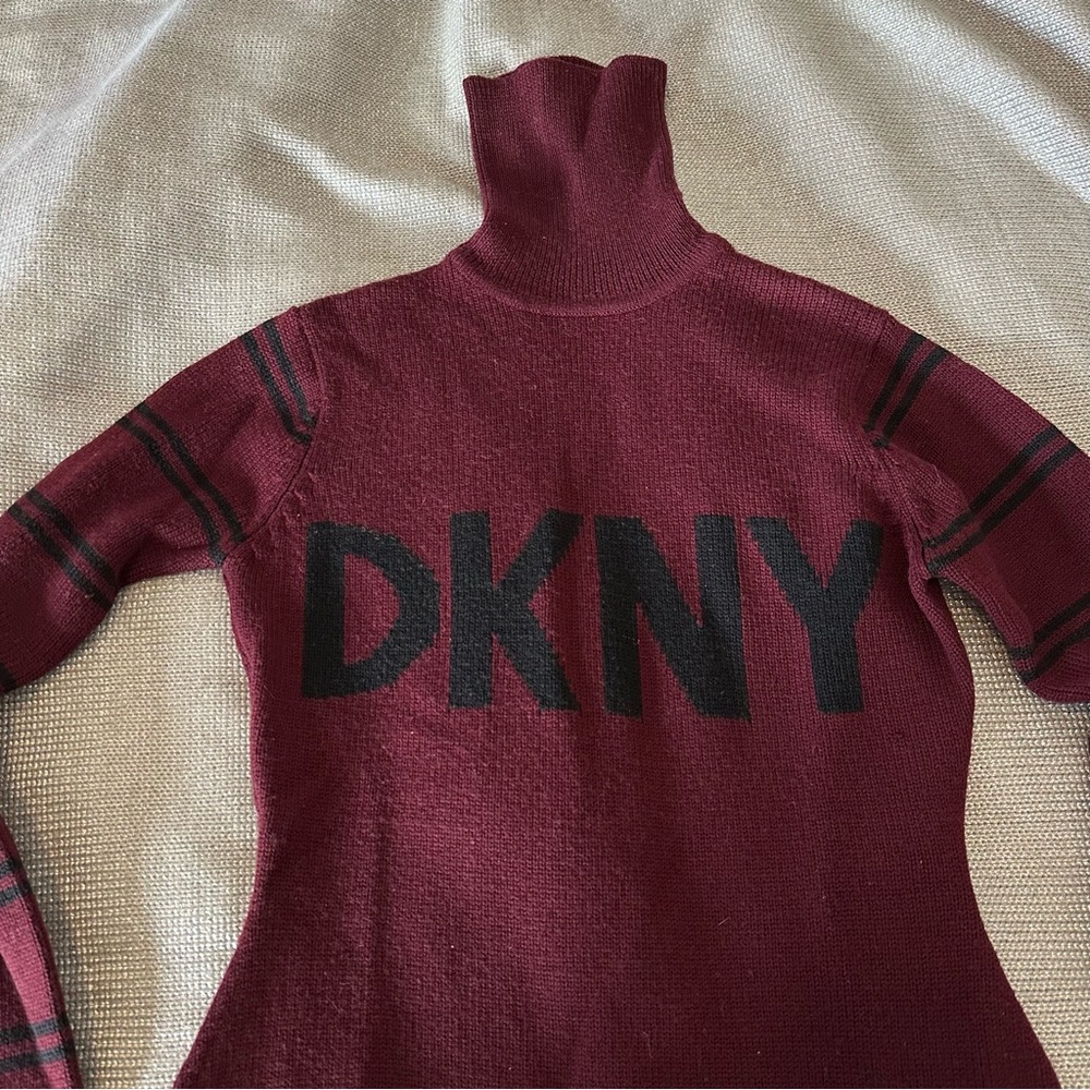 Vintage DKNY Logo Wool Sweater